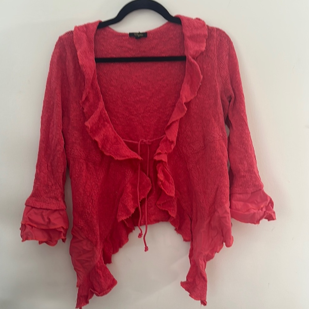 Stylish coral pink top